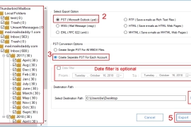 MailsDaddy Thunderbird to Outlook Converter tool