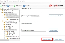 MailsDaddy PST Password Recovery Tool