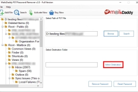 MailsDaddy PST Password Recovery Tool